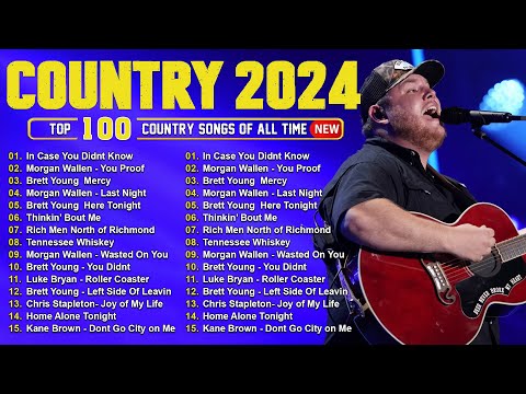 Country Music Playlist 2024 🎶 Luke Combs, Chris Stapleton, Kane Brown, Morgan Wallen, Jason Aldean