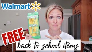 FREE BACK TO SCHOOL SUPPLIES AT WALMART | SHOP WITH ME AND WALMART HAUL