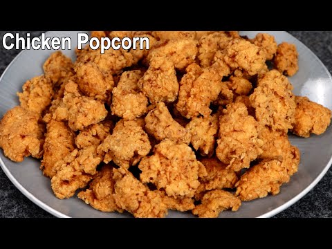 15 Minutes Chicken Popcorn Recipe | How to make Fried Chicken at Home | Chicken Snacks Easy