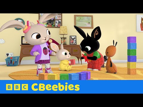 Bing plays with Blocks! | CBeebies #STEM