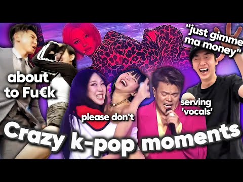 The Craziest k-pop moments that'll Cringe you