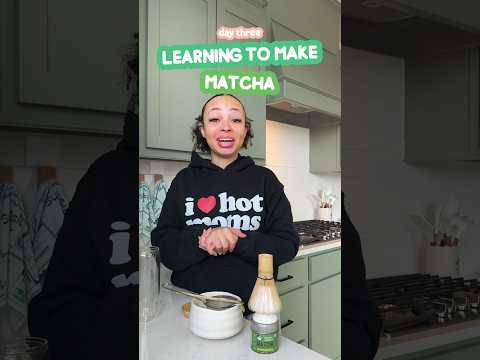 vlog: day 3 of learning how to make matcha 🍵 #matcha #shorts