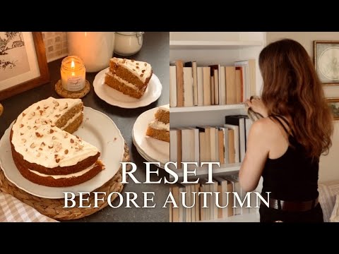 Reset before Autumn | Cleaning, Baking Carrot Cake, dreamy walk in Cotswolds, Slow living UK Vlog