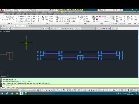 翁美秋ACAD室設-圖塊單元-四開窗動態2