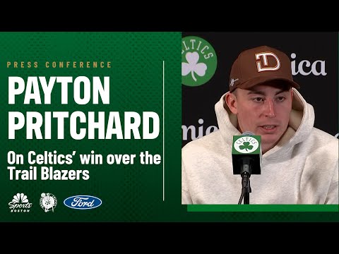 PRESS CONFERENCE: Pritchard reacts to 'unbelievable' historic night for himself, Derrick White