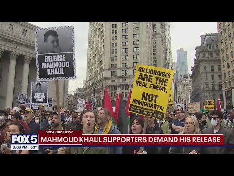 NY News Update: Mahmoud Khalil appears before judge; protesters demand Palestinian activist's releas