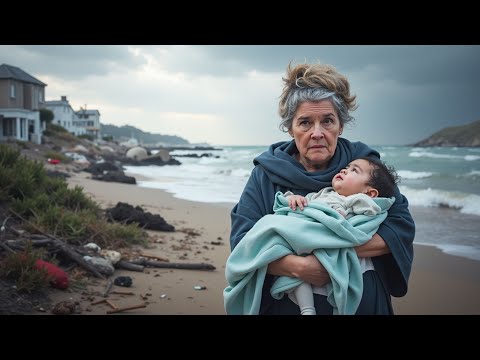 Una madre que crió a un niño abandonado en la playa, todos derramaron lágrimas