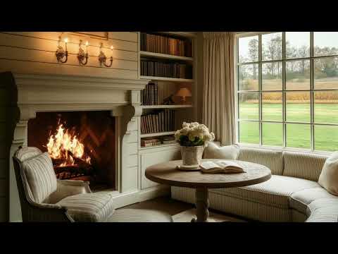 Cozy Fireplace Ambience | Crackling Fire Sounds for Relaxation, Focus & Background ASMR