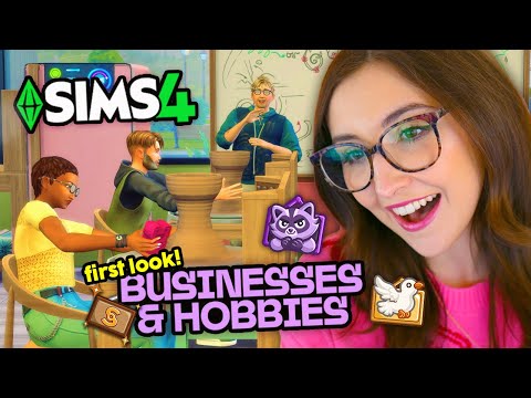 PLAYING THE SIMS 4 BUSINESSES & HOBBIES