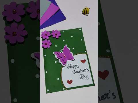 How to make Teacher's Day Card  | Teacher's Day Card making #teacherday #diy #cardideas #shorts