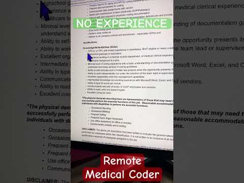 $22/hr No Experience Remote Medical Coder #remotejobs #medicalcoding