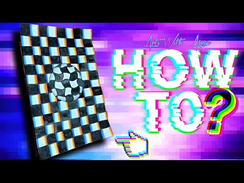 How To Draw a GLITCH Effect on Paper | How To Draw GLITCH Effect | Arts With Arpan