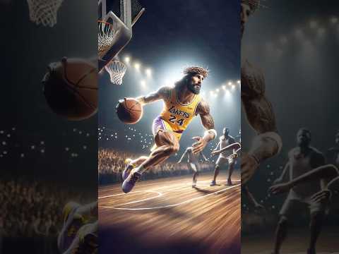 🔥 JESUS Joins the LAKERS! 🏀 Unbelievable Basketball Skills! | Jazz vs Lakers #jesus #biblestudy