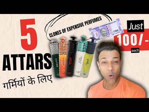 Top 5 Attars For Men/Best Attars under 200/Attars For Men/Best Ittar/Best Attar Perfume