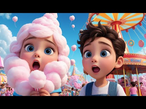 Cotton Candy, Cotton Candy, Sweet and Light Rhyme Song for Kids | Educational Kids Songs