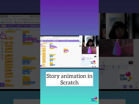 Story animation in Scratch. #kidslearning #onlineclasses #activities #scratch #animation