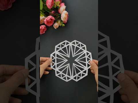 Paper Cutting Art #EasyPaperCrafts #shorts