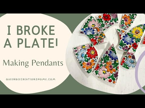 Make a Broken Plate Pendant