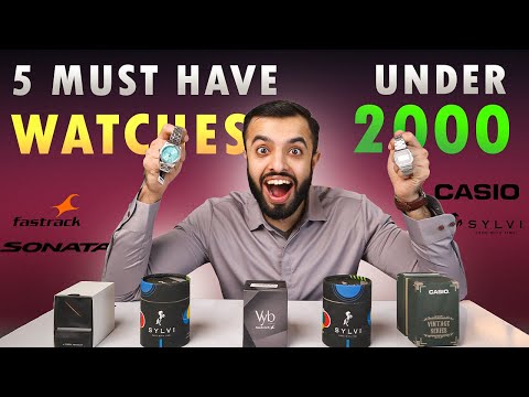 5 Must Have Watches under ₹2000 I Office and College I Sylvi I Fastrack I Sonata I Hemant Harchani