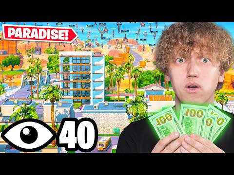 I Got 40 Players To Land PARADISE PALMS In Chapter 2 Remix! (Fortnite Reload)