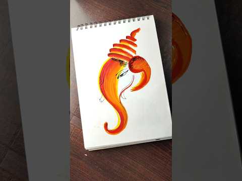 cute ganpati drawing#ytshort  #trendingshorts #shorts#shorts_  #ytshorts #ganpati   #ganpatidrawing