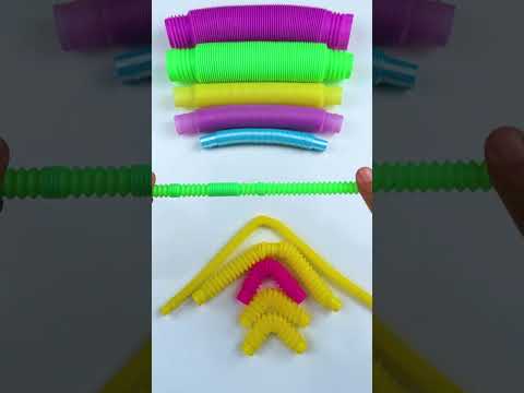 Sensing pop tubes relief stress sounds #sensoryPlay #tingles #Satisfying #poptube #eatingasmr