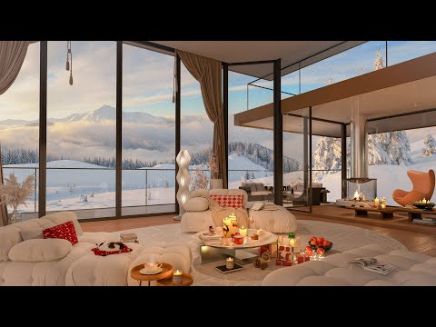 Luxurious Winter Villa ❄ Cozy Jazz Retreat for Relaxation & Warm Winter Nights 🎺🎺🎺