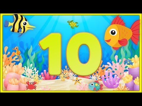 Counting with Fish to 10 | Learn Numbers & Counting for Kids with Fish | Count to 10