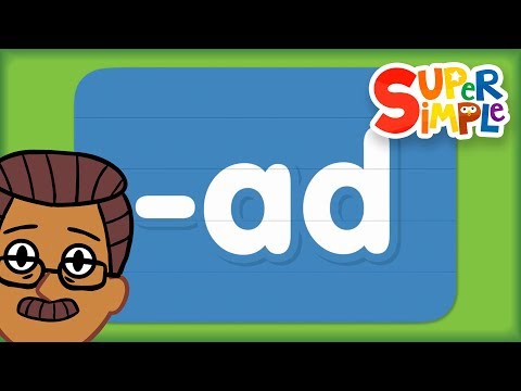 Word Family "ad" | Turn And Learn ABCs | Preschool Learning