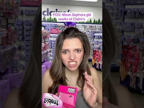 POV: Mean Claire’s worker. #pov #povcomedy #claires #earpiercing #povs #skit #acting #series