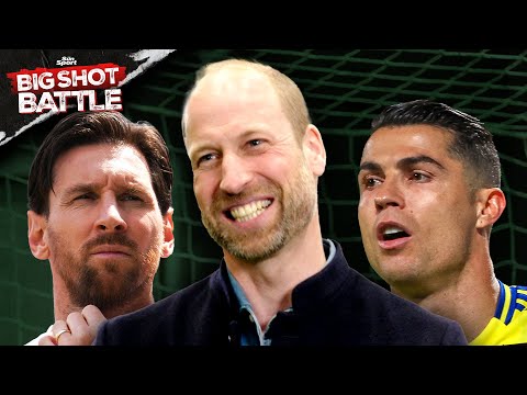 Prince William picks Messi vs Ronaldo winner and gives David Beckham a huge boost | Big Shot Battle