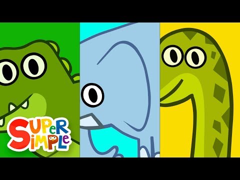 Turn & Learn ABCs - ANIMALS! | ​​🌈 Super Simple ABCs