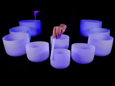 Crystal Bowls for Deep Sleep 🌀 Echoes of Peace 432 Hz