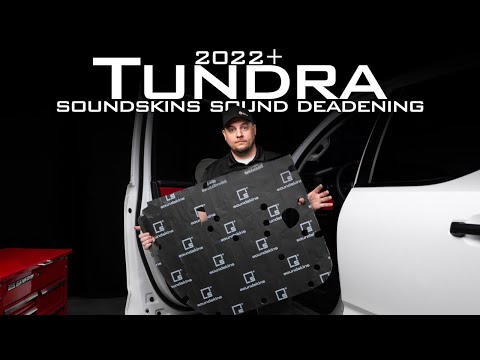 2022+ Toyota Tundra Soundskins Pro Cut Sound Deadening Kit Install