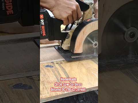 Do it yourself ‼️ mesin circle saw dari Dinamo DC 795 12-24 Volt #diy #fypシ #shorts