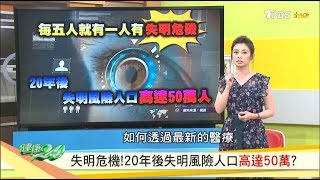 失明危機！20年後失明風險人口高達50萬？ 健康2.0 20190622 (完整版)