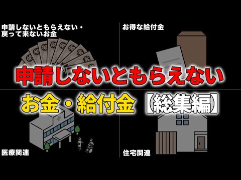 【老後の知恵】知らないと損をする 申請しないと「もらえない・戻って来ないお金、給付金」【総集編】