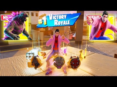 PETER B. PARKER vs "GODZILLA PORTAL" 3 NEW MEDALLIONS & MYTHIC’S CHALLENGE (Fortnite Chapter6)