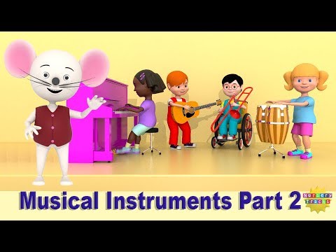 Musical Instruments Part 2 | Music sounds for Kids | NurseryTracks