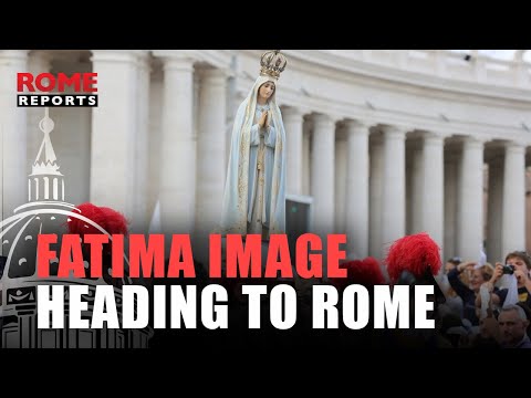 The image of Fatima will travel to Rome on October 11 and 12