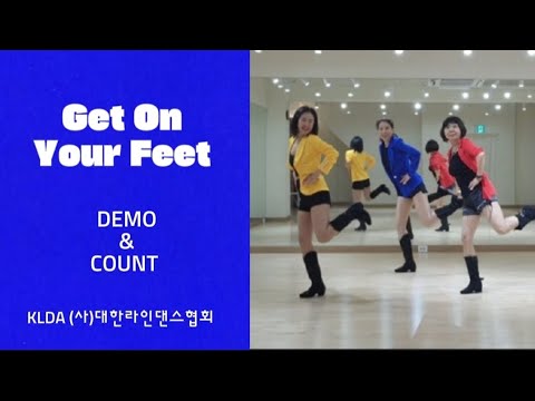 Get On Your Feet/ 제11회 전국라인댄스마라톤대축제 작품 / 초중급Improver / 함께 라인해요~