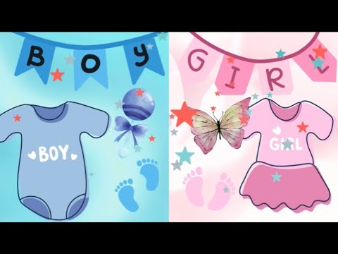 Gender reveal BOY or GIRL | TV Backgrounds