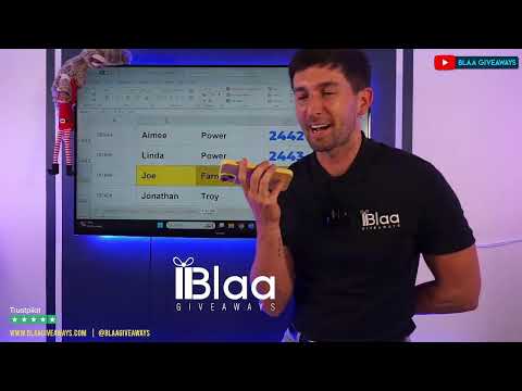 BLAA GIVEAWAYS | LIVE DRAW | 1st August 2024