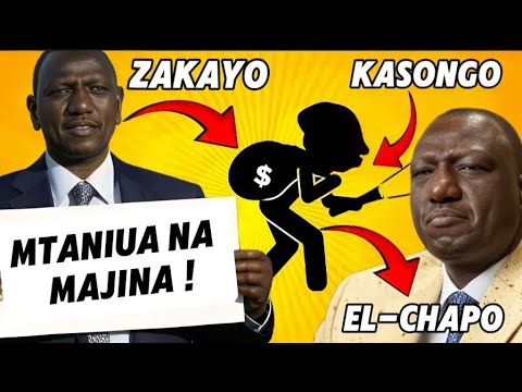 PRESIDENT RUTO IS COMPLAINING "MTAMUUA NA MAJINA!" from RUTO-ZAKAYO-KASONGO-KAONGO-EL-CHAPO!