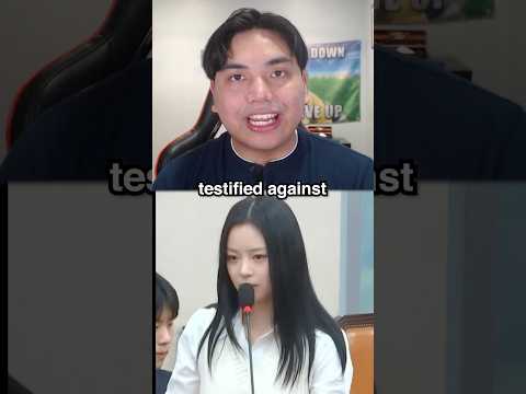 Hanni Testifies Against HYBE! #kpop #hanni #newjeans #hybe #ador