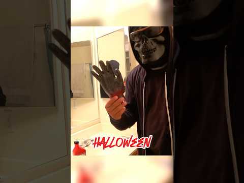 Fake zombie hand prank for Halloween #funny #prank #halloween