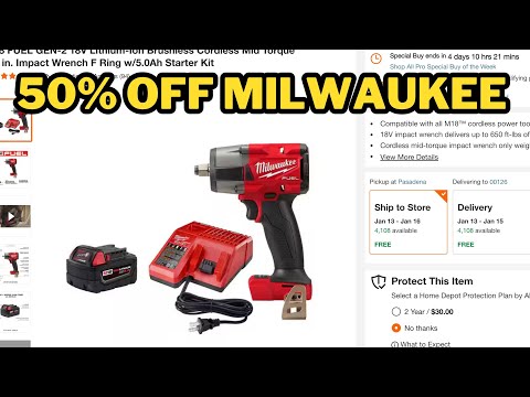 HOME DEPOT'S Best Tool Deals of the Week!