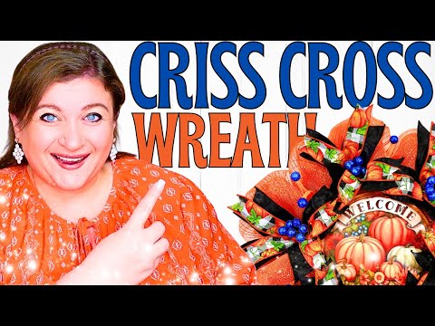 Make a STUNNING FALL Deco Mesh Wreath under an hour!