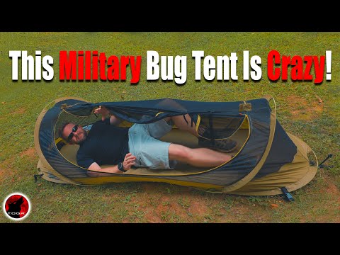 This Civilian / Military Tent Sets Up in 1 Second! - Catoma Improved BedNet System Bug Tent