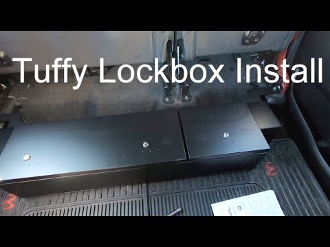 Tuffy Underseat Lockbox Install